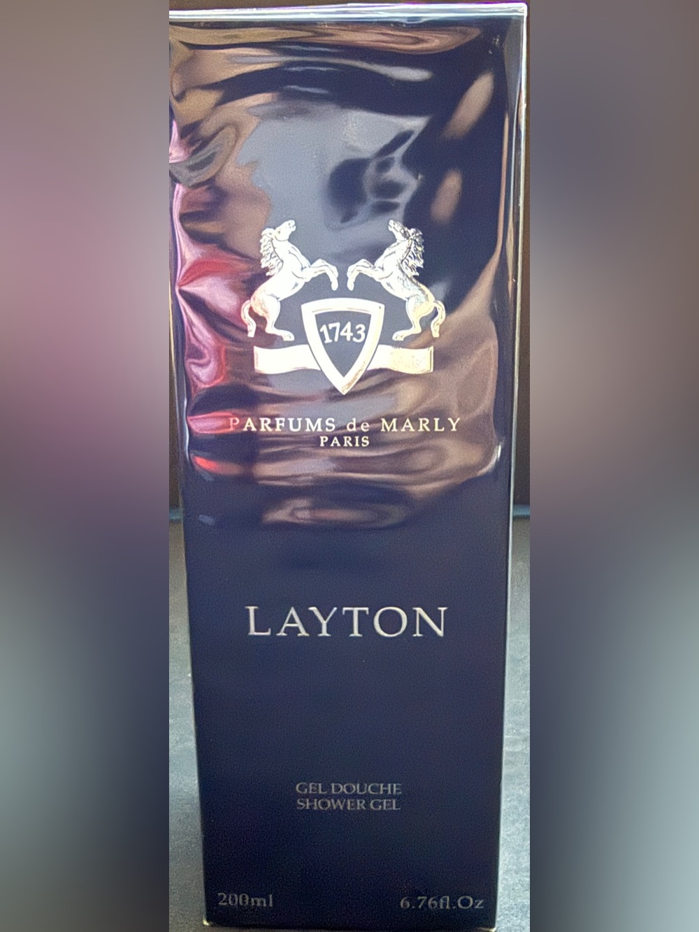 Parfums de Marly Layton Shower Gel 6.76 Oz / 200ml - New & Factory Sealed Box